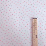 Tessuto Cotone "Collezione Baby Wonderland" H 145 cm - ROSA