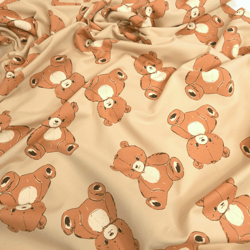 Felpa Garzata/French Terry H 150 cm - TEDDY BEAR BEIGE