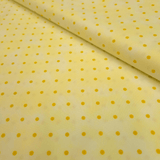 Cotone Americano H 110 cm - POIS GIALLO/SFUMATO