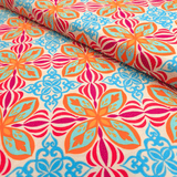 Cotone Americano H 110 cm - FANTASIA FLOREALE VIVACE