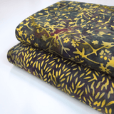 Cotone Americano Batik H 110 cm - FANTASIA GIALLO