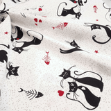 Cotone Fondo Panama H 180 cm - GATTI INNAMORATI