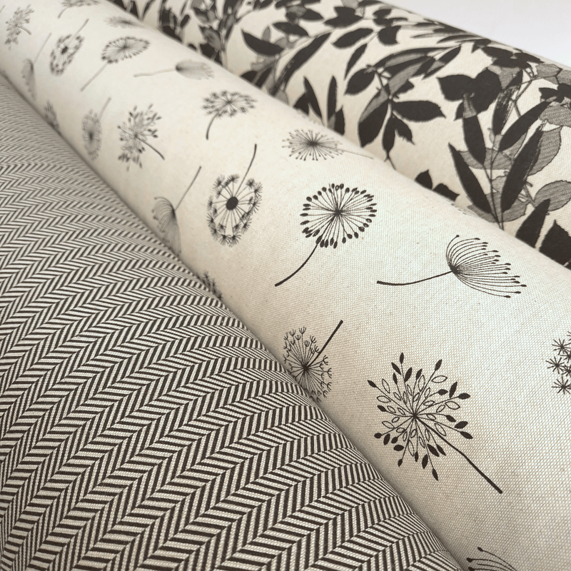 Cotone Fondo Grezzo H 280 cm - SOFFIONI NERI