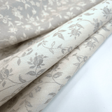Tovagliato Fiandra di  Cotone H 180 cm - FIORELLINI ACCIAIO