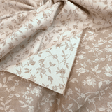Tissu coton - RAYURES/GRIS - coupe minimum ou multiples de 25 x 180 cm