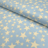 Cotone Americano H 110 cm - STELLE/AZZURRO