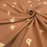 Jersey di Cotone H 150 cm - BABY LEOPARDO