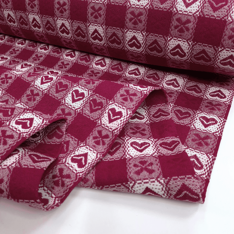 Tovagliato Tirolese H 180 cm - ROSSO VINACCIA
