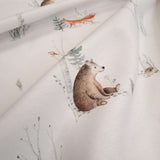 Digitaler Hintergrund aus Baumwollmischung Panama H 280 cm – WALDTIERE