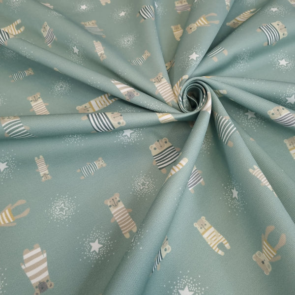 Piquet millerighe H 150 cm - ORSETTI/MENTA SCURO