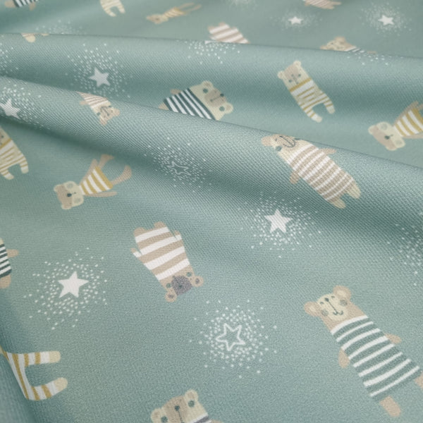 Piquet millerighe H 150 cm - ORSETTI/MENTA SCURO