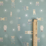 Piquet millerighe H 150 cm - ORSETTI/MENTA SCURO