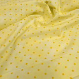 Cotone Americano H 110 cm - POIS GIALLO/SFUMATO
