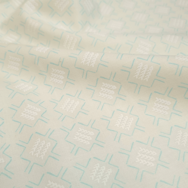 Cotone Americano H 110 cm - FANTASIA ACQUAMARINA