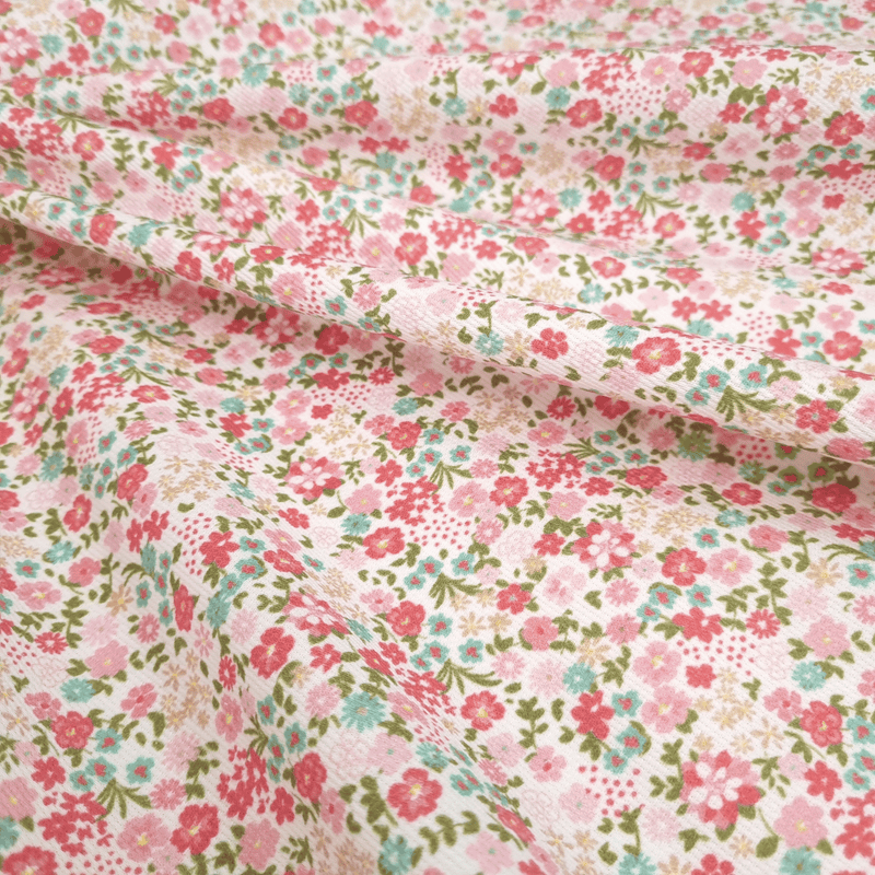 Piquet millerighe H 150 cm - MINI FIORELLINI/ROSA