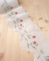 Mantovana H 17 cm - RAMO CON FIORI ROSA