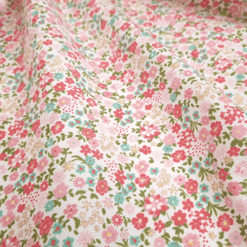 Piquet millerighe H 150 cm - MINI FIORELLINI/ROSA
