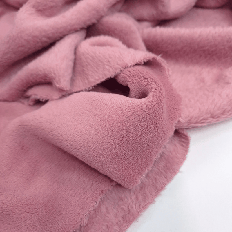 Pile "Coral Fleece" H 150 cm - ROSA ANTICO