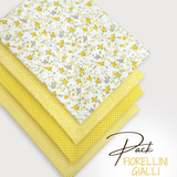PACK FIORELLINI GIALLI - 4 pezzi 70 x 100 cm