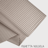 Kollektion „Streifen, Quadrat und Uni“, H 180 cm – HASELNUSS 