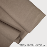 Kollektion „Streifen, Quadrat und Uni“, H 180 cm – HASELNUSS 