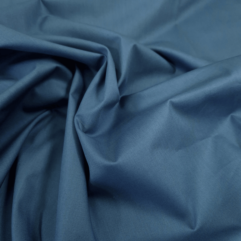 Cotone Percalle H 310 cm - AZZURRO POLVERE SCURO
