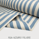 Kollektion „Streifen, Quadrat und Uni“, H 180 cm – PULVERBLAU 