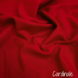 Fonds Panama Coton H 280 cm - COULEUR SOLIDE ROUGE
