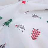 Tessuto no stiro H 150 cm - ALBERI DI NATALE