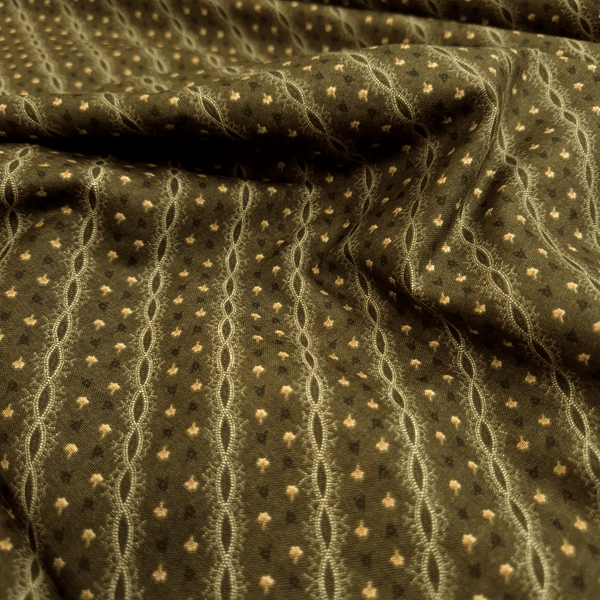 Cotone Americano H 110 cm - CATENELLA FLOREALE/VERDONE