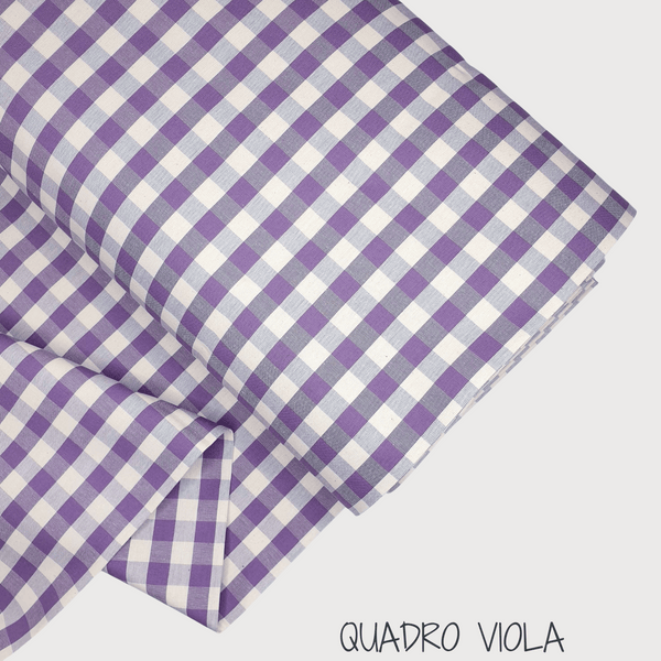 Collection "Ligne, carré et uni" H 180 cm - VIOLET 