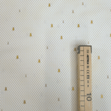 Cotone Americano H 110 cm - COORDINATO LATTE/ORO