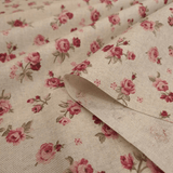 Tessuto Resinato/Antimacchia H 140 cm - ROSELLINE BORDEAUX
