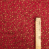 Cotone Americano H 110 cm - COORDINATO BORDEAUX/ORO