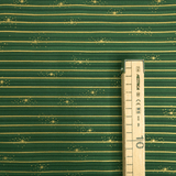 Cotone Americano H 110 cm - COORDINATO VERDE/ORO