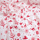 Cotone Americano H 110 cm - COORDINATO COLOMBE D'INVERNO