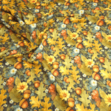Cotton Panama Digital Fund H 160 cm - GRANATAPFEL