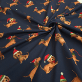 French Terry H 150 cm - BASSOTTI A NATALE