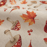 Cotone Fondo Grezzo H 280 cm - FUNGHI E FOGLIE