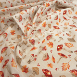 Cotone Fondo Grezzo H 280 cm - FUNGHI E FOGLIE