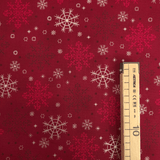 Cotone Americano H 110 cm - COORDINATO BORDEAUX/ARGENTO