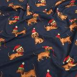 French Terry H 150 cm - BASSOTTI A NATALE