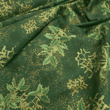 Cotone Americano H 110 cm - COORDINATO VERDE/ORO