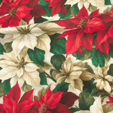 Cotton Panama Digital Fund H 160 cm - SNOWY HOUSES