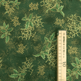 Cotone Americano H 110 cm - COORDINATO VERDE/ORO