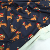 French Terry H 150 cm - BASSOTTI A NATALE