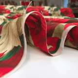 Cotton Panama Digital Fund H 160 cm - SNOWY HOUSES