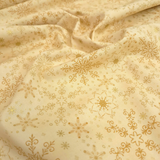 Cotone Americano H 110 cm - COORDINATO PANNA/ORO