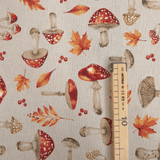 Cotone Fondo Grezzo H 280 cm - FUNGHI E FOGLIE