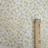 Cotone Americano H 110 cm - COORDINATO LATTE/ORO